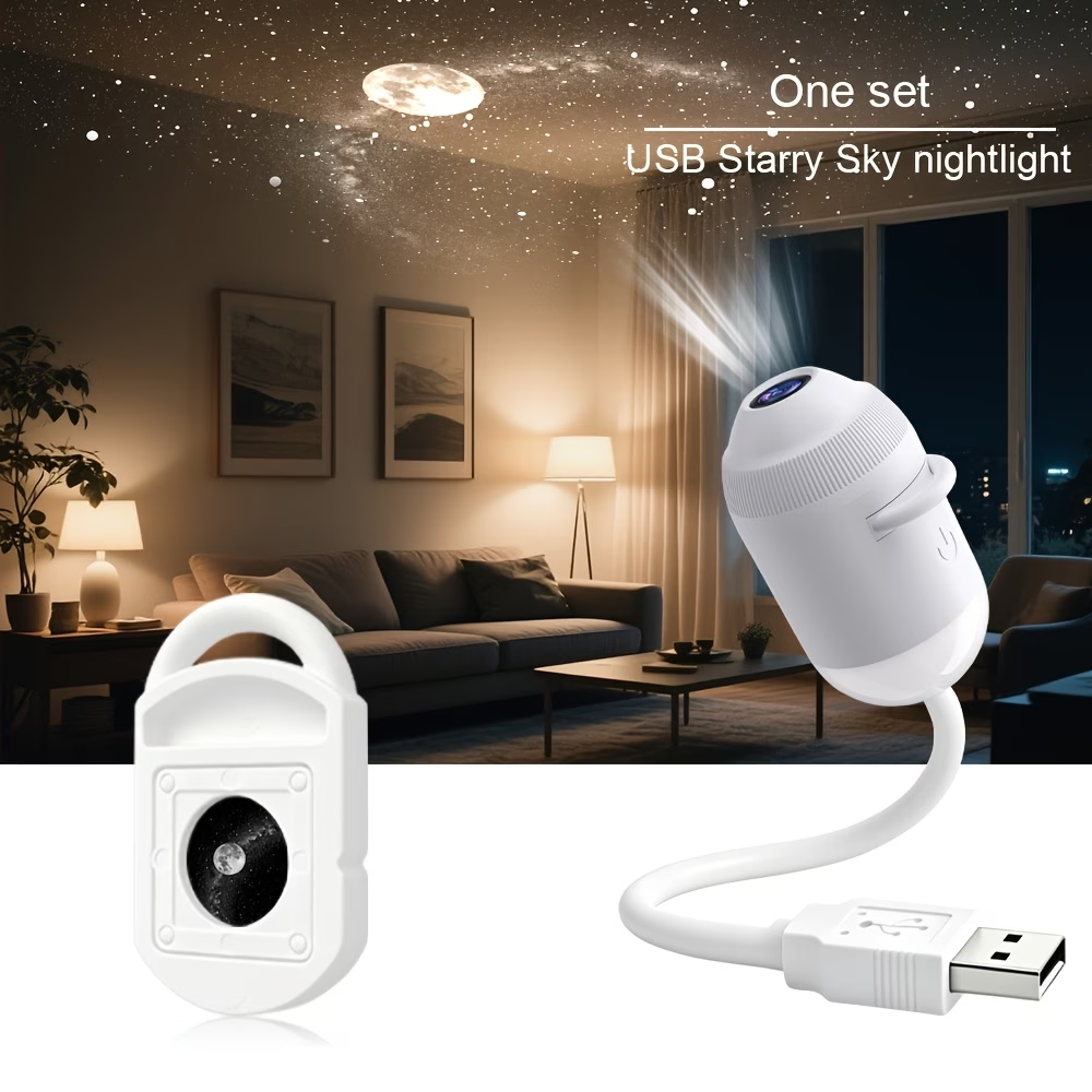 Limited Time: 30% OFF⚡ USB-Powered LED Projection Night Light