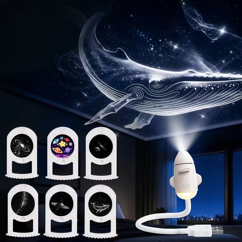 Limited Time: 30% OFF⚡ USB-Powered LED Projection Night Light