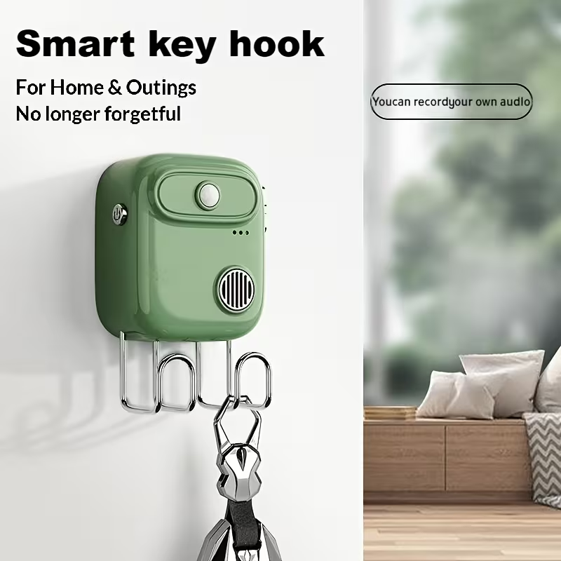 Limited Time: 30% OFF  Smart Voice Departure Reminder & Key Hook for Seniors