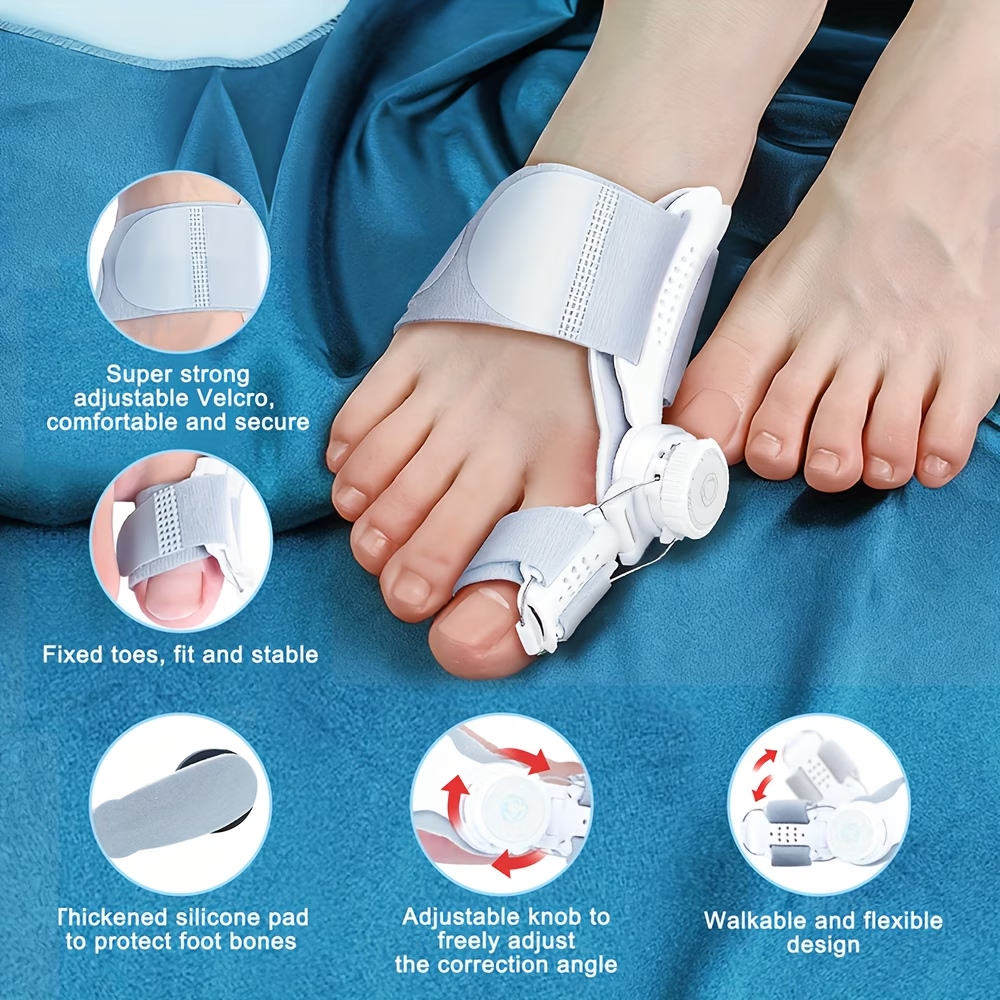 Limited Time: 30% OFF⚡ Adjustable Bunion Corrector & Toe Separator Kit