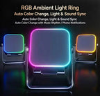 Limited Time: 30% OFF⚡ Smart Sensing Desktop Phone Stand Speaker with Surround Sound & RGB