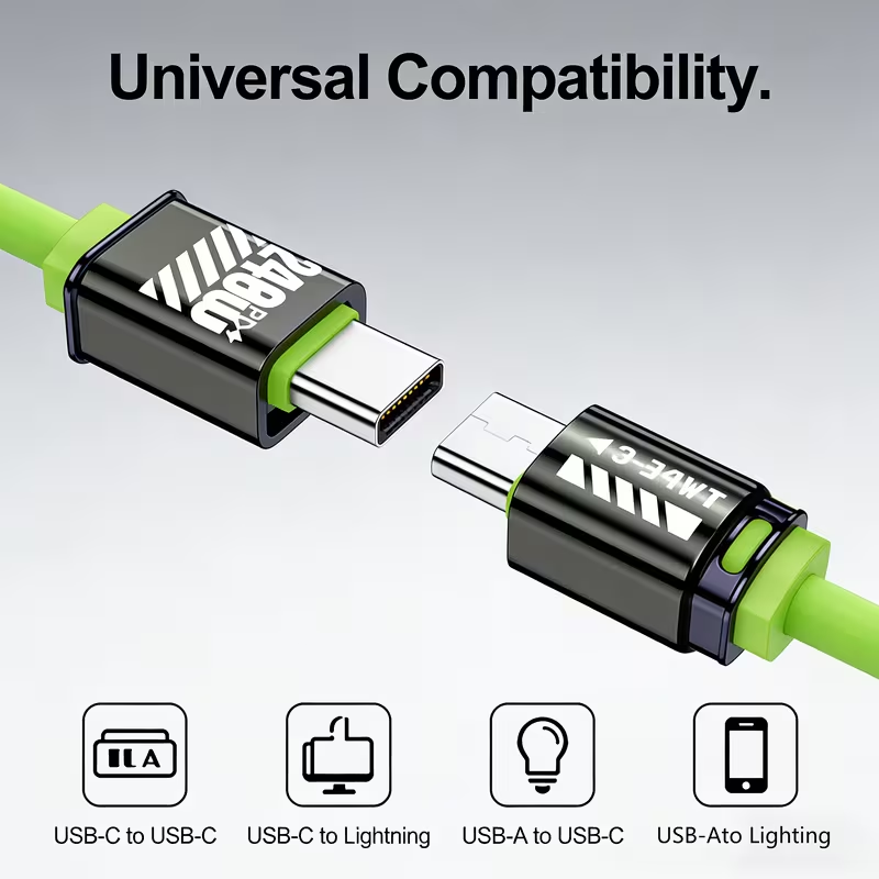 Limited Time: 30% OFF⚡  Max 4‑In‑1 Fast Charging Cable | Thick Silicone | Universal for iPhone 15/16, MacBook, Switch & Steam Deck
