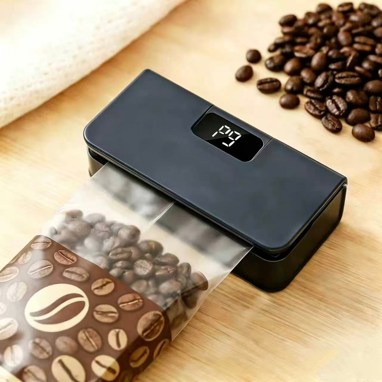 Limited Time: 30% OFF⚡Portable Rechargeable Handheld Bag Heat Sealer, 6‑Speed Adjustable, 100‑300 Times on Full Charge