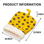 2-in-1 Thermal Burrow Cat Bed & Calming Fleece Sleeping Bag