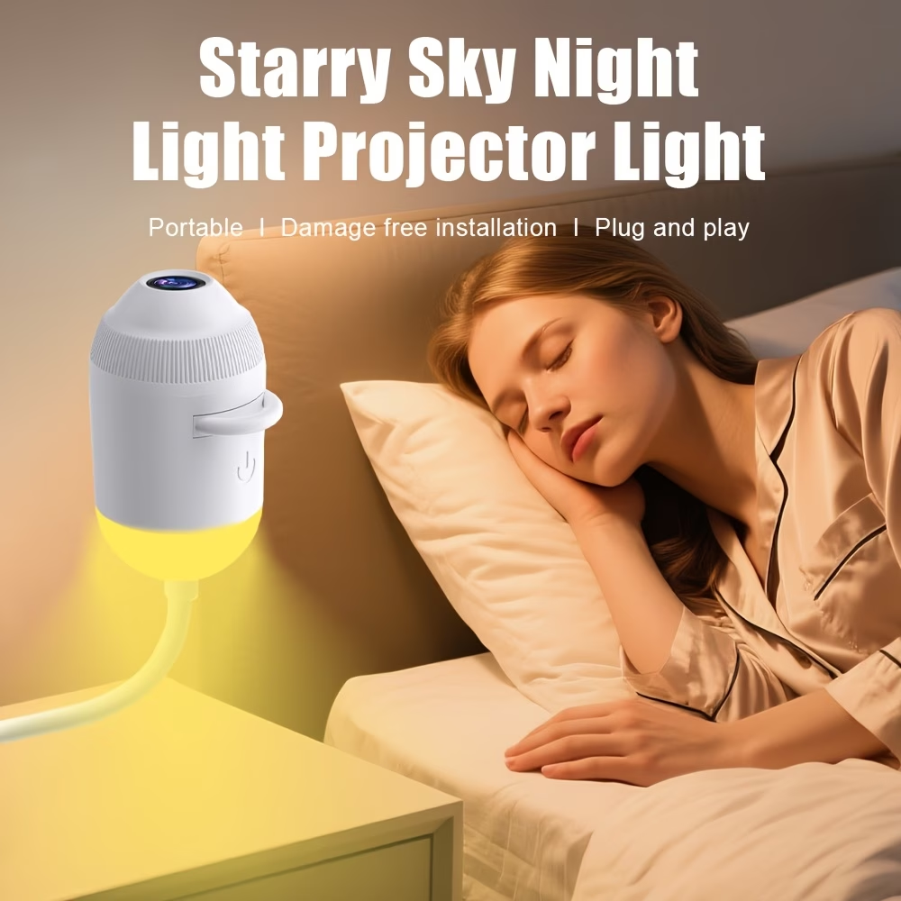 Limited Time: 30% OFF⚡ USB-Powered LED Projection Night Light