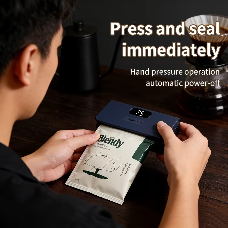 Limited Time: 30% OFF⚡Portable Rechargeable Handheld Bag Heat Sealer, 6‑Speed Adjustable, 100‑300 Times on Full Charge