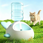 Limited Time: 30% OFF⚡ Cute Whale Gravity Pet Water Fountain